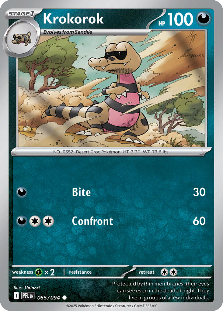 Krokorok - PFL - 065/094 - reverse holo