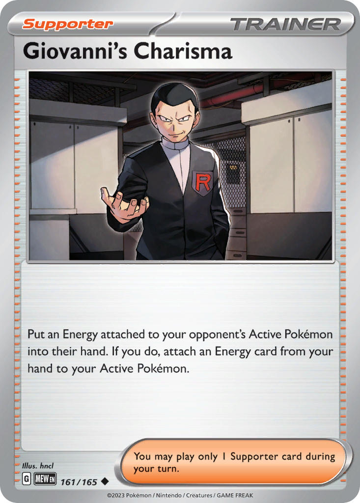 Giovanni's Charisma - 151 - 161/165 - Uncommon
