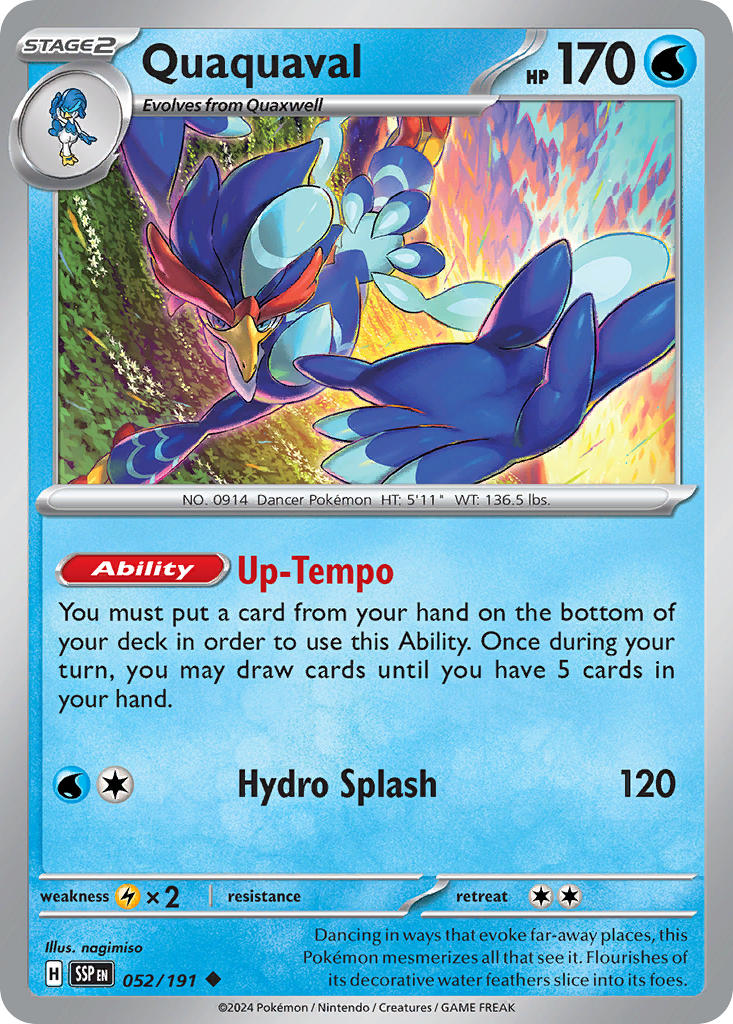 Quaquaval - Surging Sparks - 052/191 - Uncommon