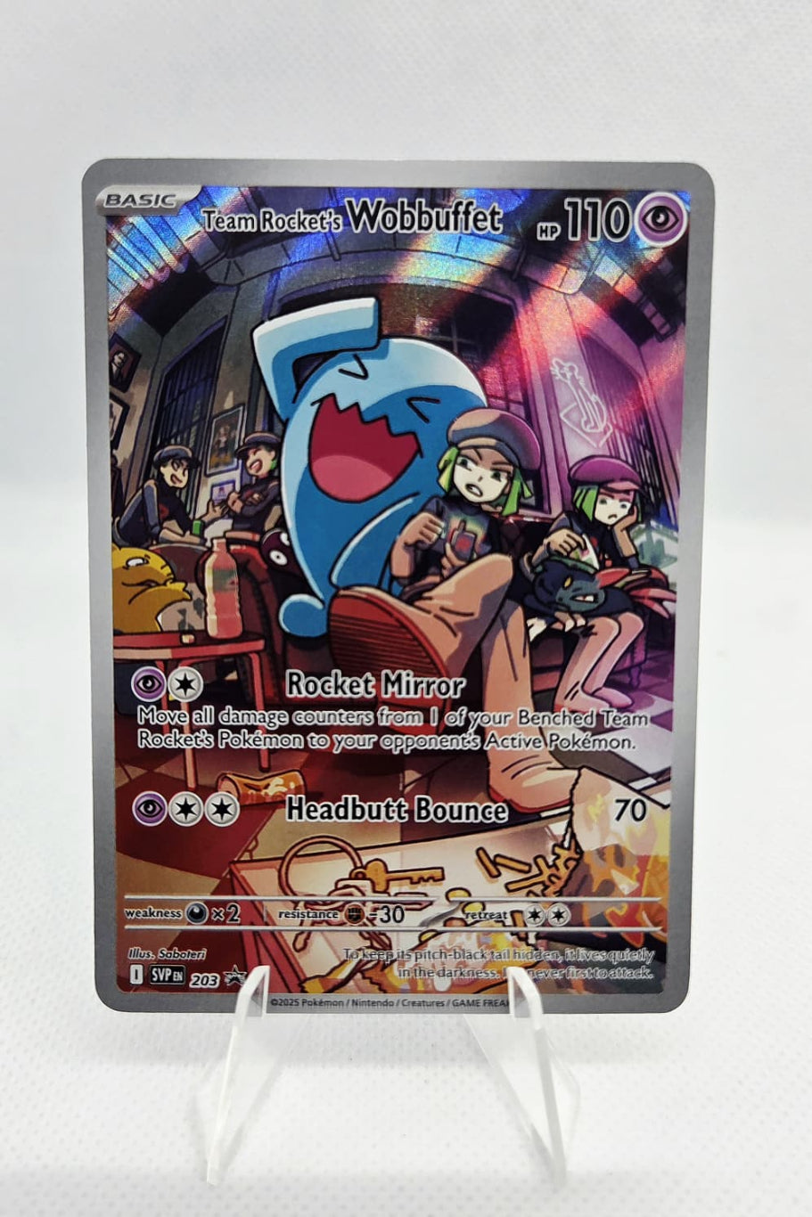 Team Rocket's Wobbuffet - SVP - 203 - Black Star Promo