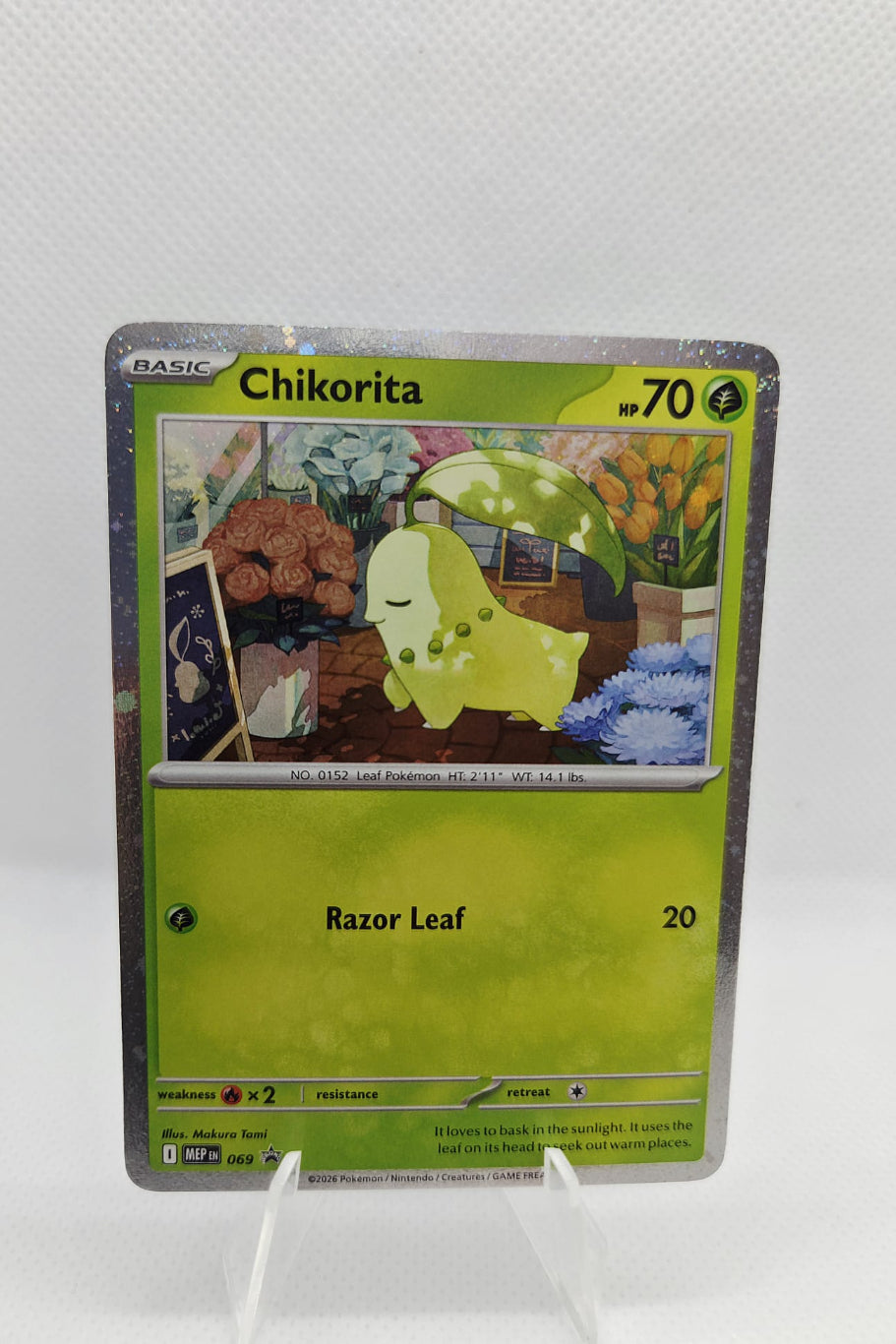 Chikorita - MEP Black star promo - 069 - Promo