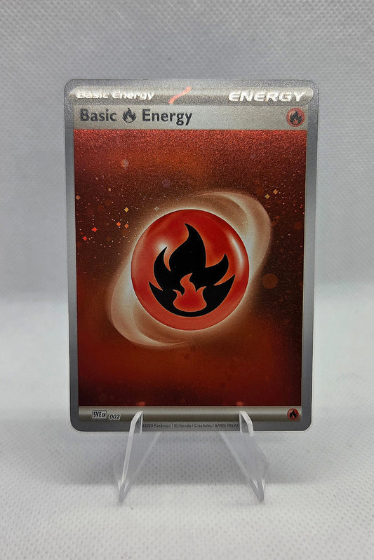 Basic fire energy - SVE - 002 - Reverse holo