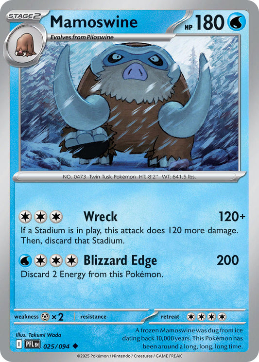 Mamoswine - PFL - 025/094 - Reverse holo
