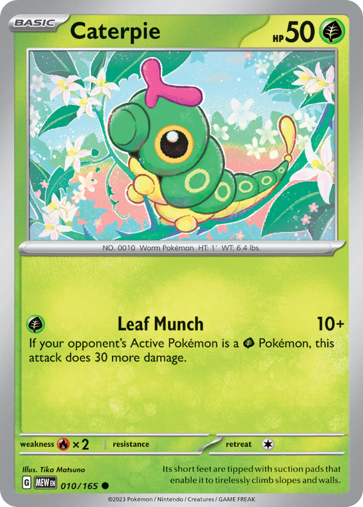 Caterpie - 151 - 010/165 - Common