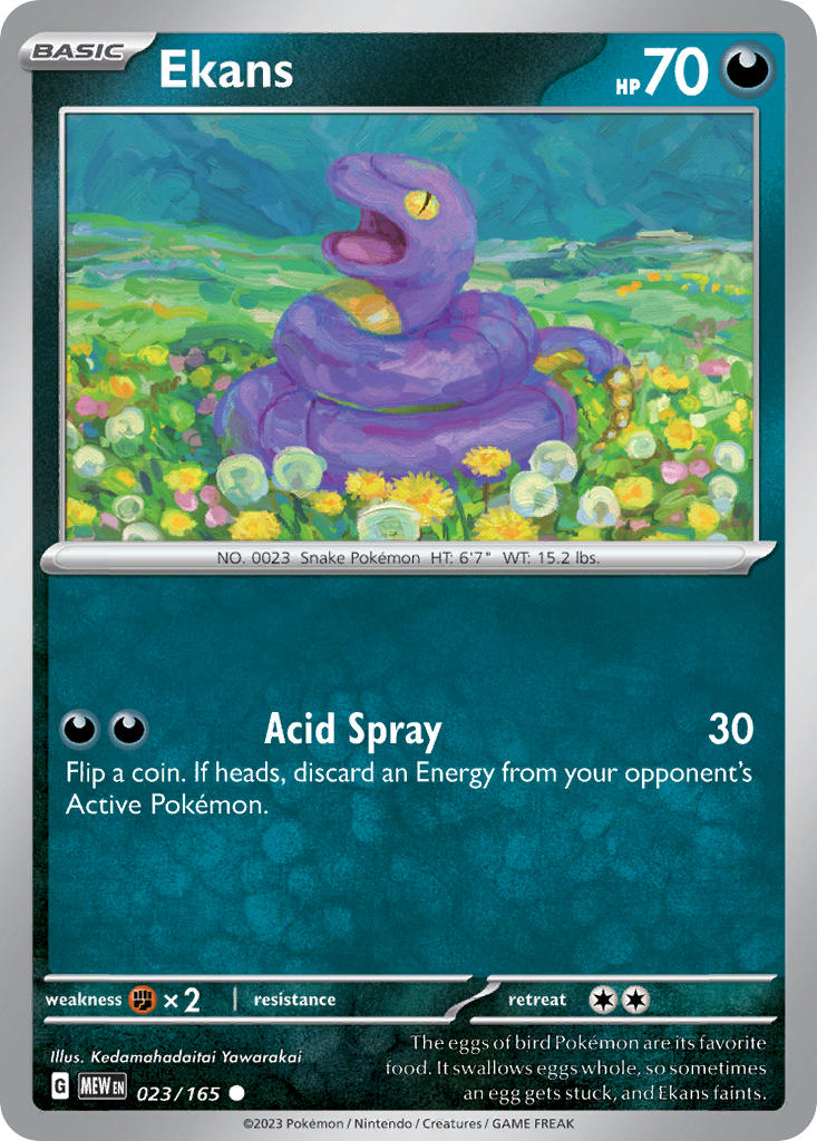 Ekans - 151 - 023/165 - Common