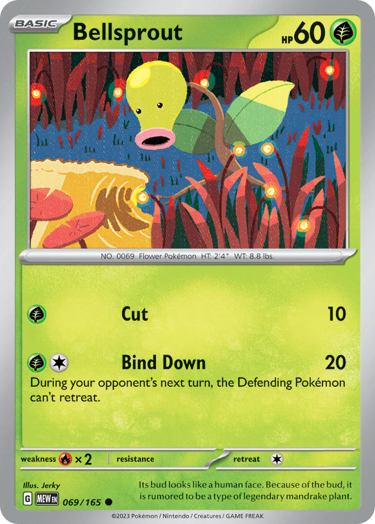 Bellsprout - 151 - 069/165 - Common