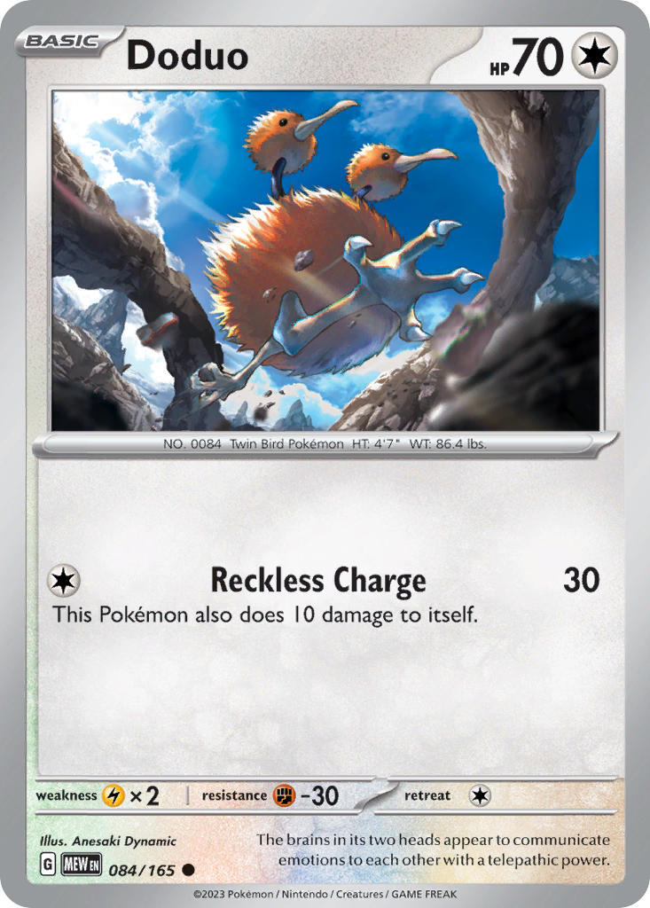 Doduo - 151 - 084/165 - Common