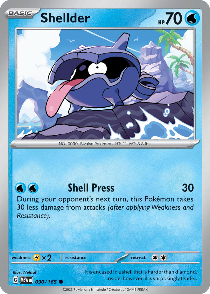 Shellder - 151 - 090/165 - Common