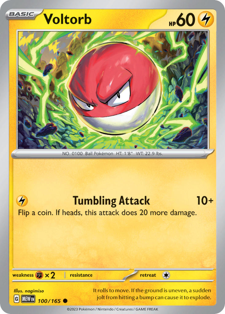 Voltorb - 151 - 100/165 - Common