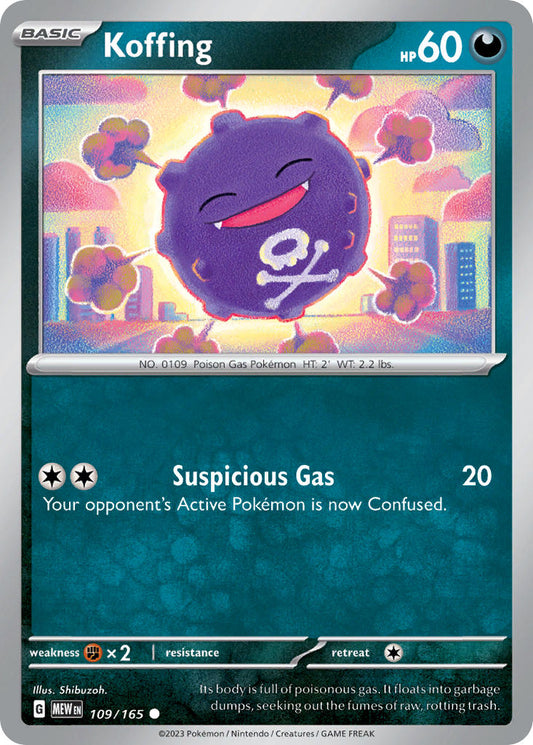 Koffing - 151 - 109/165 - Common