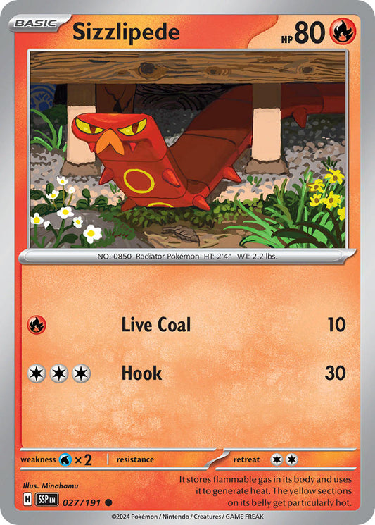 Sizzlipede - Surging Sparks - 027/191 - Common