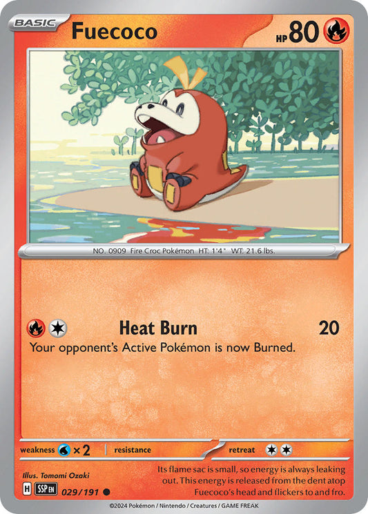 Fuecoco - Surging Sparks - 029/191 - Common