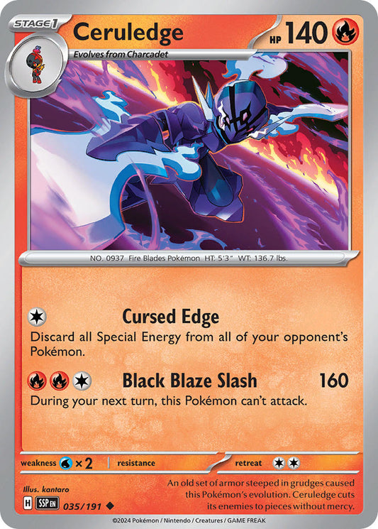 Ceruledge - Surging Sparks - 035/191 - Uncommon