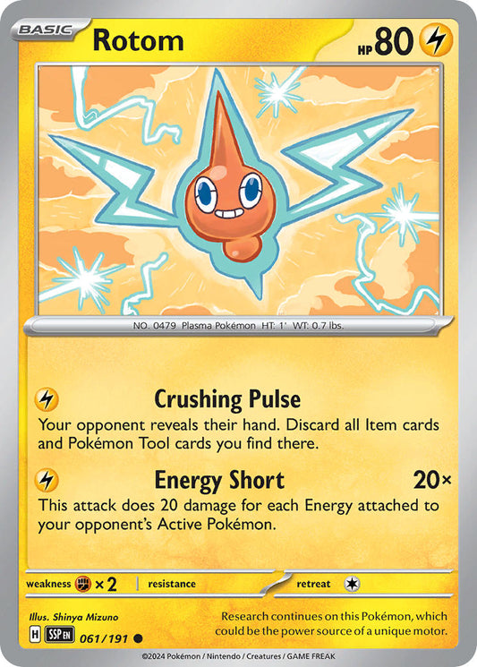Rotom - Surging Sparks - 061/191 - Common
