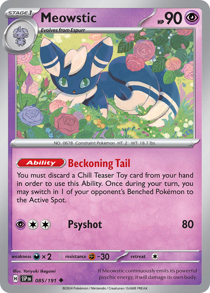 Meowstic - Surging Sparks - 085/191 - Uncommon