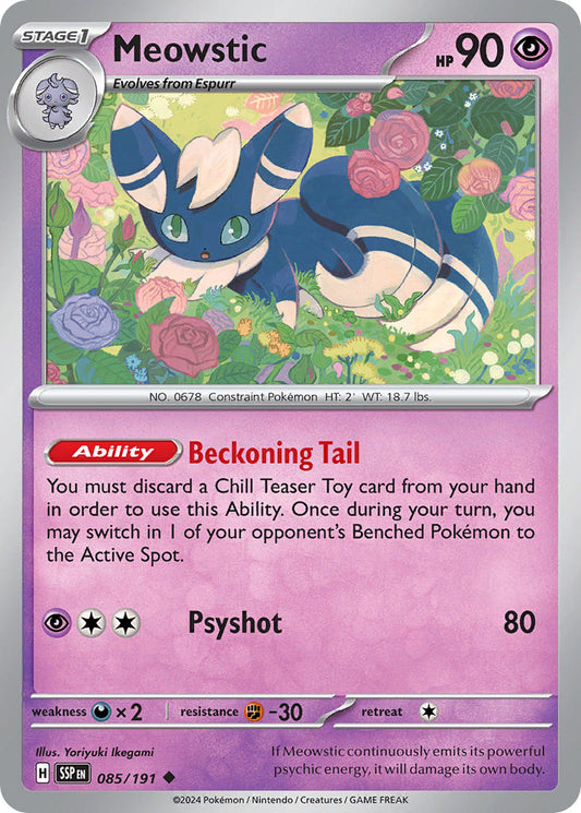 Meowstic - Surging Sparks - 085/191 - Uncommon