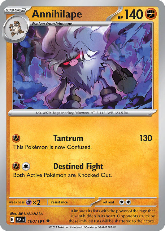 Annihilape - Surging Sparks - 100/191 - Uncommon